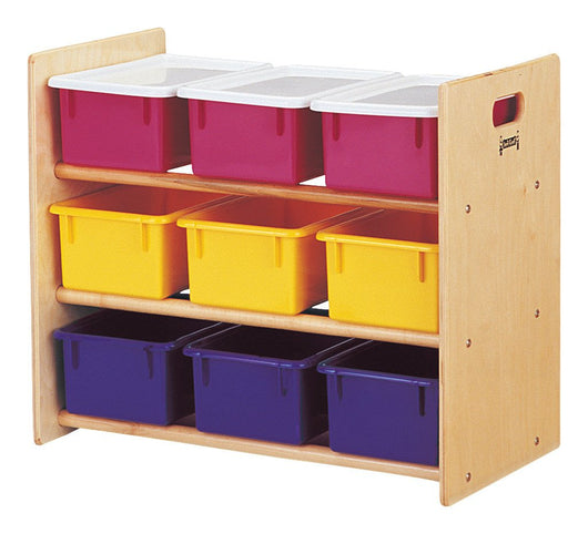 Jonti-Craft® Cubbie-Tray Storage Rack - with Clear Cubbie-Trays