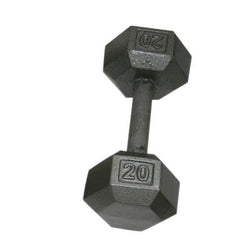 CanDoå¨ vinyl coated dumbbell - 20 lb. - Brown, each