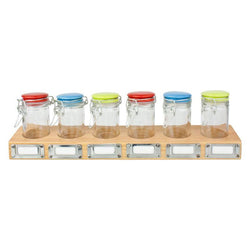Spice Rack with Jars