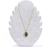 Suede Flame Board Necklace Display Stand Women Jewelry Storage Rack