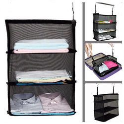 3 Layers Portable Travel Storage Rack