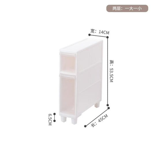 2019 Sale Cajoneras De Plastico Organizador Para Ropa 14cm Seam Storage Rack Plastic Toilet Drawer Type Locker Cabinet Pulley