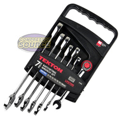 Tekton 2104 Ratcheting Combination Wrench Set Metric 7 Piece Kit Ratchet