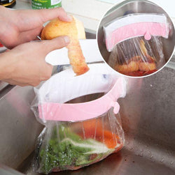 Clip-on Trash Storage Rack