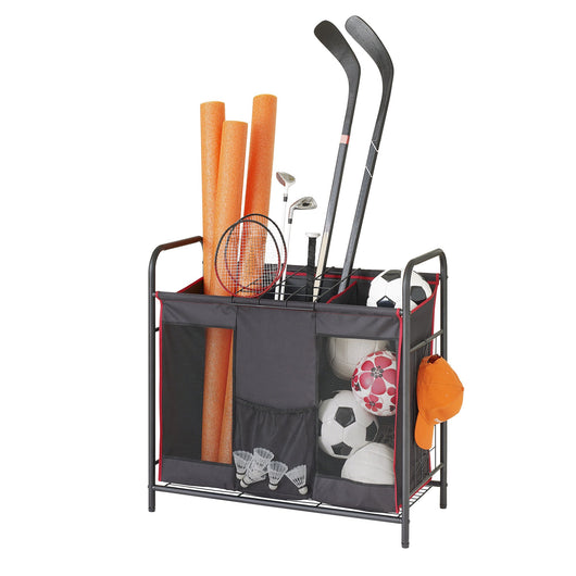 Garage and Sport Multipurpose 3-Compartment Fabric Sorter and Utility Storage Organizer - Style 3406
