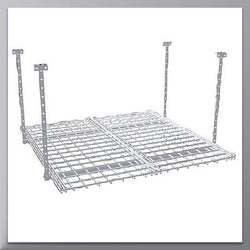 4x8 Overhead Storage Rack Heavy Duty - White