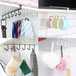 【Hot Sale Now】Cabinet Hook Mug Holder（6 Hooks）