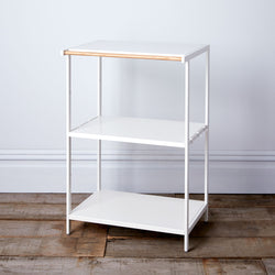 Tower 3-Tiered Storage Rack, White, 3597