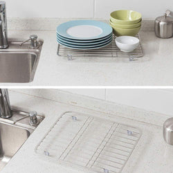 Kitchen Cutlery Storage Rack, Household 304 Stainless Steel Tray Rack Sink Dishes Fruit And Vegetable Drain Rack
