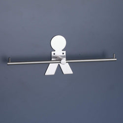 simpletome Clothes Hanger Storage Rack Organizer Wall Mount Adhesive OR Drilling Installation