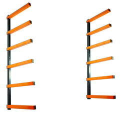 KASTFORCE KF1006 Lumber Storage Rack 6-Level System 110 lbs per Level with Durable Sheet Metal Screws, Wood Rack, Workshop Rack