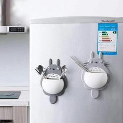 Totoro Toothbrush Holder Strong Sucker Wash Toothpaste Toothbrush Storage Rack