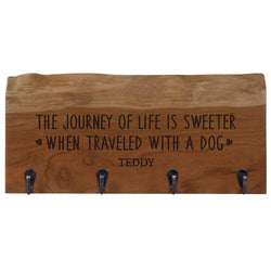 Personalized Live Edge Storage Racks - Cherry