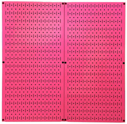 Exclusive wall control pink pegboard metal pegboard pack of pink peg boards two 32 inch tall x 16 inch wide colorful pink pegboard wall storage panels