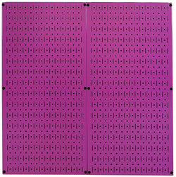 The best wall control purple pegboard metal pegboard pack of purple peg boards two 32 inch tall x 16 inch wide colorful purple pegboard wall storage panels