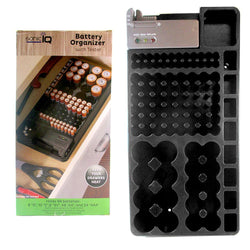 2 X 98 Battery Storage Organizer Removable Tester Storage Rack Holder AA AAA 9V