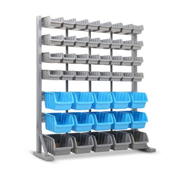 47 Bin Storage Rack Workshop Garage Tools Organiser