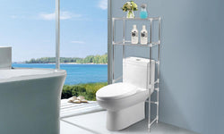 2 Tier Over Toilet Bathroom Storage Rack