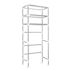 3 Tier Laundry Storage Rack - Silver