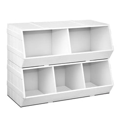 Kids Toy Storage Box - White