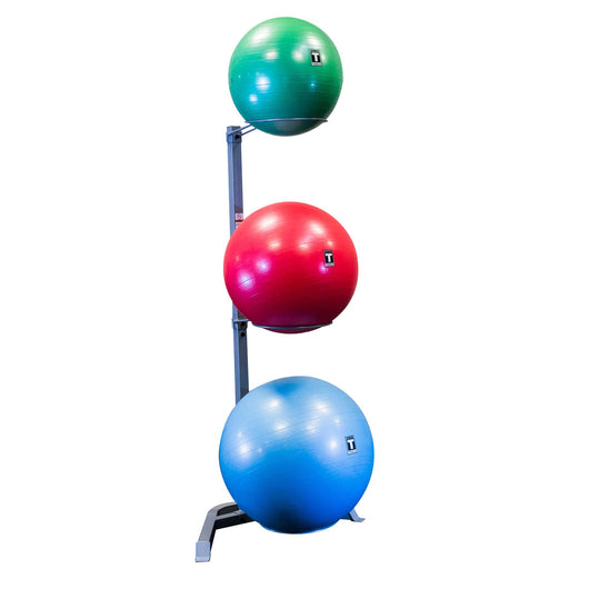 Stability Ball Storage Rack with balls on rack