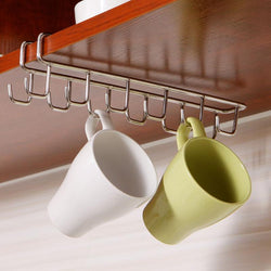 Stainless Steel Kitchen Storage Rack Cupboard Hanging Hook