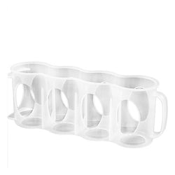 Refrigerator Beverage  4 Can Space-Saving Dispenser,White