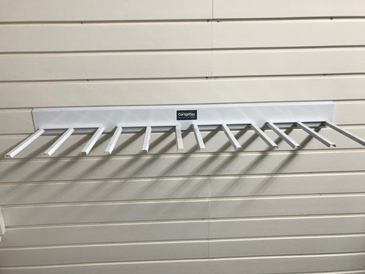 Wall Mounted Welly Boot Storage Rack on FlexiTrack