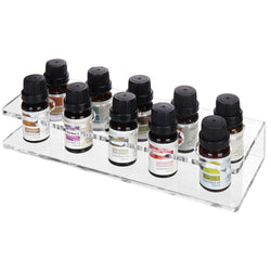 10 Slot Modern Acrylic Essential Oil Shelf Rack