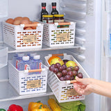 Multifunctional Portable Kitchen Refrigerator Storage Basket