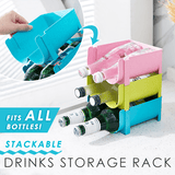 Stackable Drinks Storage Rack