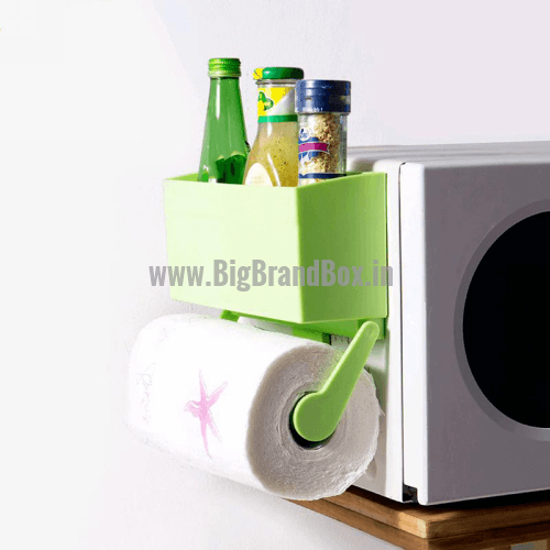 Magnetic Tissue Paper Roll Holder Storage Rack