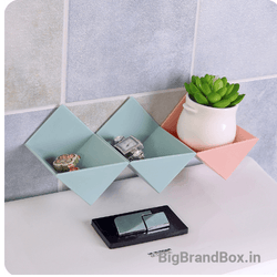 4 Pcs Set Mini Creative Wall Storage Rack