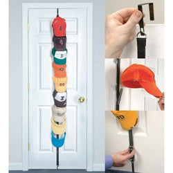 CapRack 9 - Baseball Cap Organizer (Black) (76.5