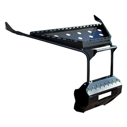 Zbroz Ranger XP 900 / Ranger XP 1000 Stealth Hood Rack with Covert Front Bumper Combo