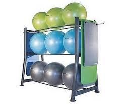 9 Stability Ball/BOSU & Gym Mat Storage Rack (Empty)