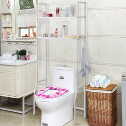 2 Tire Space Saver Storage Rack Over Washing Machine Laundry Toilet Bathroom Modern Furniture