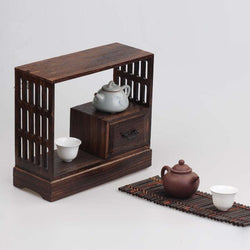 Japanese Antique Tea Cabinet Wall Shelf