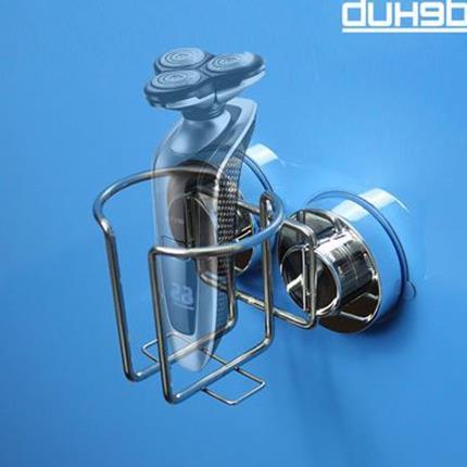 1piece/lot Dehub Super Suction Cup Razor Rack Bathroom Razor Holder Suction Cup Shaver Storage Rack Bathroom Holder