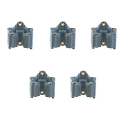 5pcs Mop and Broom Holder Wall Mounted Garden Storage Rack