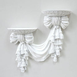 European Home Wall Hang Decorative Resin Statue Storage Rack Wall