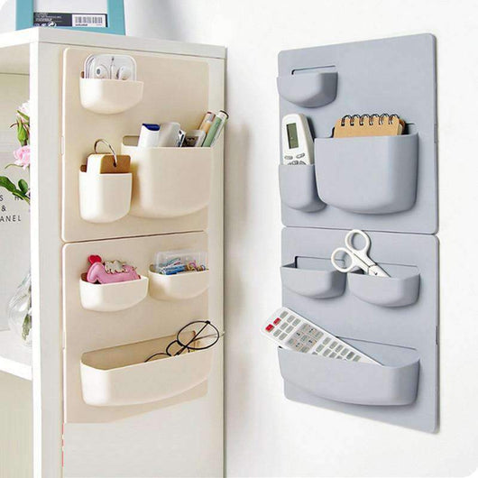 1pc Wall Suction Cup Plastic Storage Home Storage Rack Cosmetic Toiletries Sundries Storage Holder Bathroom Organizer
