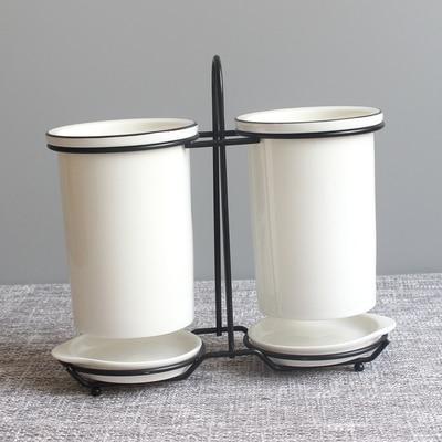 Ceramic Spoon Chopsticks Storage Rack