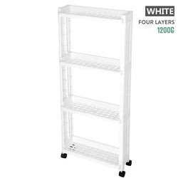 Kitchen Storage Rack Shelves Removable With Wheels Any Room Organizer 3 or 4 Shelves