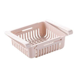 Freezer Shelf Holder Pull-out Drawer Organiser Space Saver