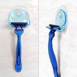 Razor Rack Suction Cup Razor Holder Wall Hook Hangers Towel Sucker bathroom accessories Shaver Storage Rack