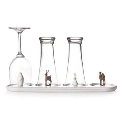 Drain Rack Glass Water Organizer Beer Cup Holder