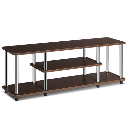 3-Tier 110 lbs Stainless Steel Listed TV Stand