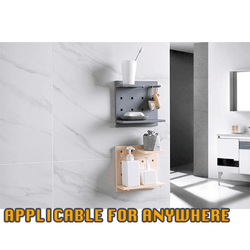 Hole Board Storage Shelf