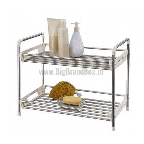 Stainless Steel 2 Tier Utility Rack